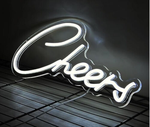 LED Leuchtschild "Cheers"