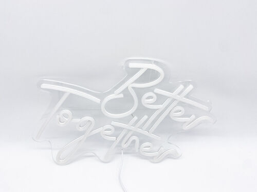 LED-Schild "Better Together"